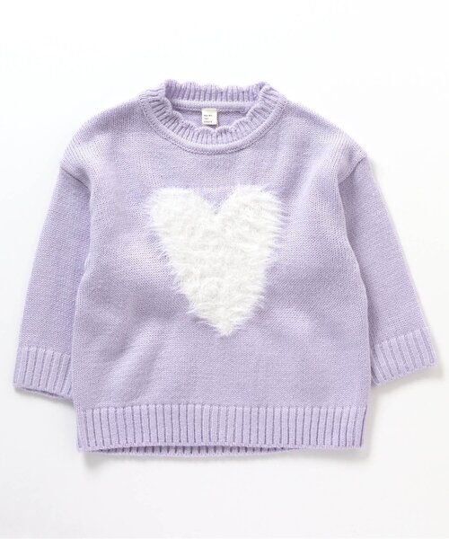 apres les cours（アプレレクール）の「【マシンウォッシャブル】3柄バラエティニット（ニット/セーター・キッズ・ラベンダー/ベージュ/チェック・140/120/90/100）」の18枚目の写真