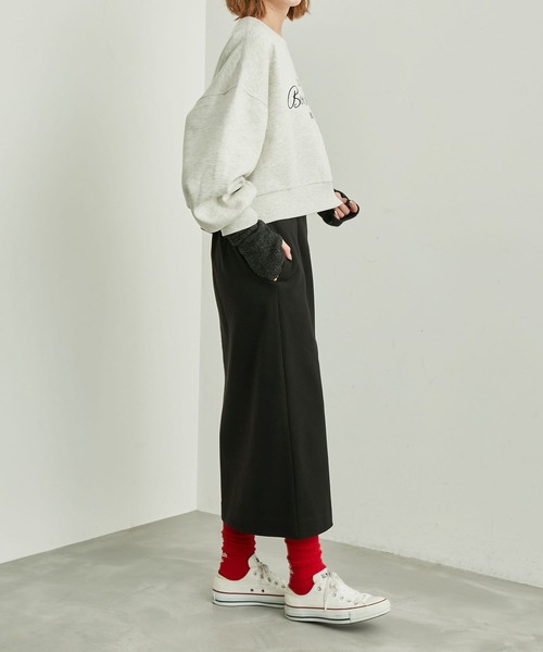 ROPE' PICNIC（ロペピクニック）の「スリットスカート（スカート・レディース・ベージュ/ブラック/チャコールグレー・36/38）」の6枚目の写真