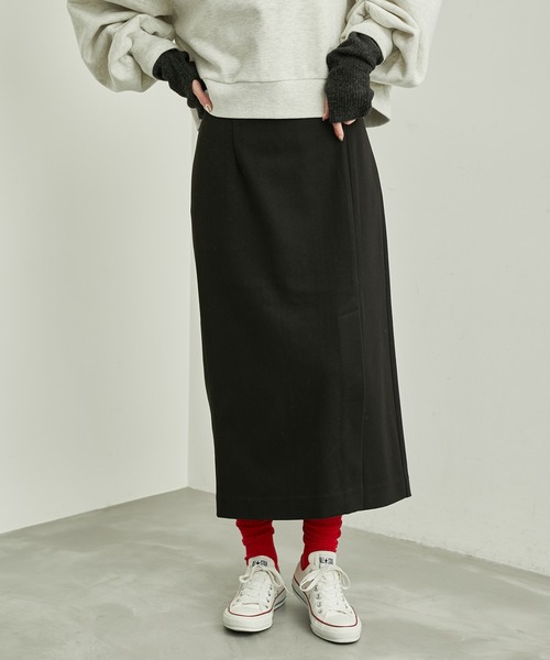 ROPE' PICNIC（ロペピクニック）の「スリットスカート（スカート・レディース・ベージュ/ブラック/チャコールグレー・36/38）」の7枚目の写真