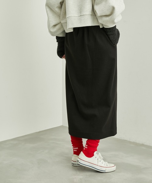 ROPE' PICNIC（ロペピクニック）の「スリットスカート（スカート・レディース・ベージュ/ブラック/チャコールグレー・36/38）」の8枚目の写真