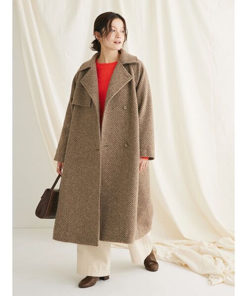 CRAFT STANDARD BOUTIQUE（クラフトスタンダードブティック）の「シンプルニットプルオーバー（ニット/セーター・レディース・アイボリー/ブルーグリーン/ベージュ/オレンジ/チャコールグレー・FREE）」の15枚目の写真