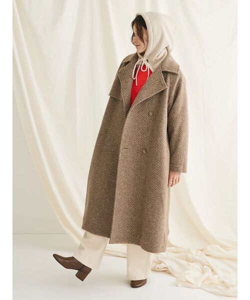 CRAFT STANDARD BOUTIQUE（クラフトスタンダードブティック）の「シンプルニットプルオーバー（ニット/セーター・レディース・アイボリー/ブルーグリーン/ベージュ/オレンジ/チャコールグレー・FREE）」の16枚目の写真