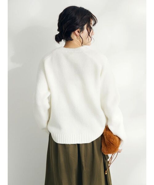 CRAFT STANDARD BOUTIQUE（クラフトスタンダードブティック）の「シンプルニットプルオーバー（ニット/セーター・レディース・アイボリー/ブルーグリーン/ベージュ/オレンジ/チャコールグレー・FREE）」の19枚目の写真