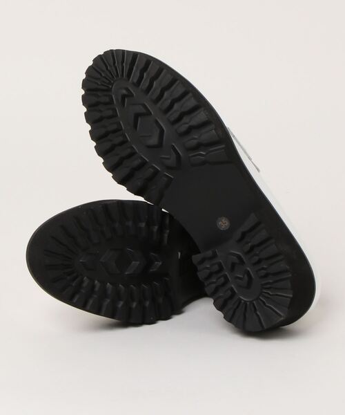ALL BLACK（オールブラック）の「【本革/厚底/5.1cm】厚底ローファー（ローファー・レディース・ホワイト・35/36/37/38/39）」の4枚目の写真