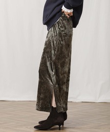 クラッシュベロアナロースカート