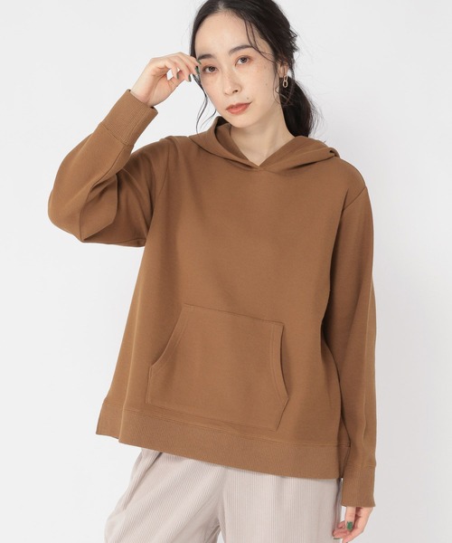 studio CLIP(スタディオクリップ)の「裏起毛フーディー(パーカー・レディース・ブラウン/ネイビー/ライトグレー/カーキ・FREE)」の22枚目の写真