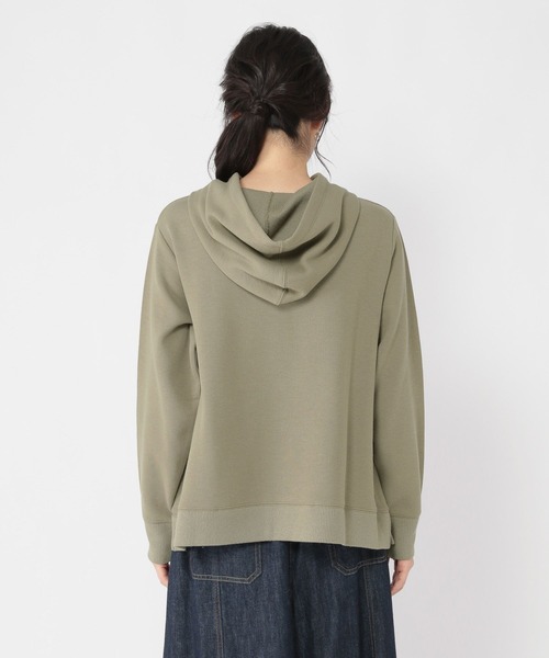 studio CLIP(スタディオクリップ)の「裏起毛フーディー(パーカー・レディース・ブラウン/ネイビー/ライトグレー/カーキ・FREE)」の8枚目の写真