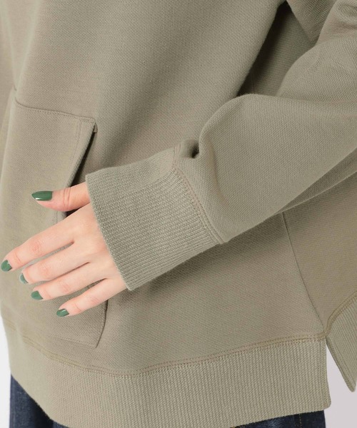 studio CLIP(スタディオクリップ)の「裏起毛フーディー(パーカー・レディース・ブラウン/ネイビー/ライトグレー/カーキ・FREE)」の11枚目の写真