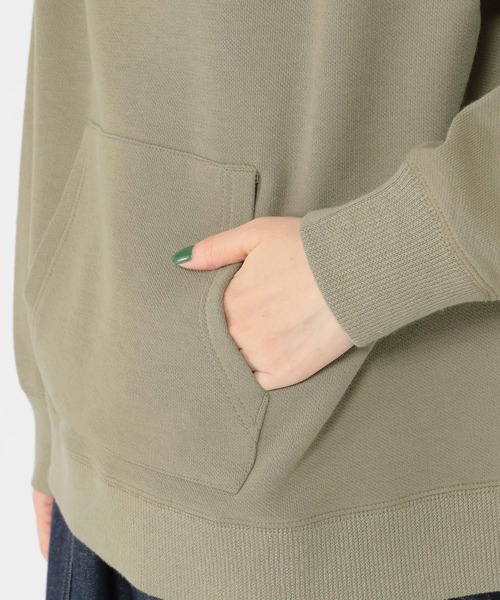 studio CLIP(スタディオクリップ)の「裏起毛フーディー(パーカー・レディース・ブラウン/ネイビー/ライトグレー/カーキ・FREE)」の12枚目の写真