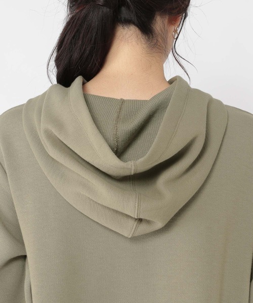 studio CLIP(スタディオクリップ)の「裏起毛フーディー(パーカー・レディース・ブラウン/ネイビー/ライトグレー/カーキ・FREE)」の14枚目の写真