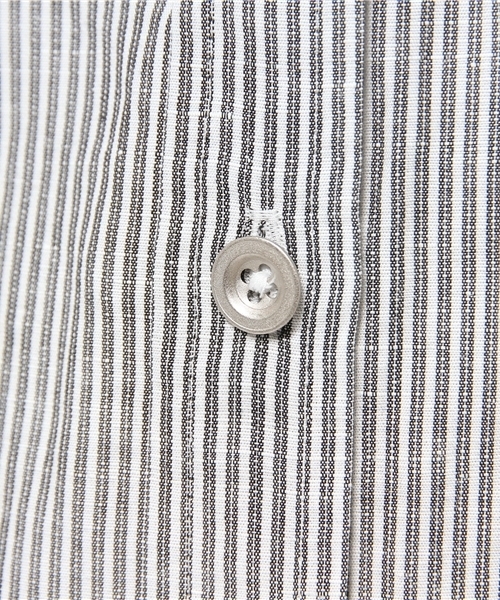 5351 POUR LES FEMMES（ゴーサンゴーイチプールファム）の「ｸﾗｼｯｸﾊﾞｲｵｽﾗﾌﾞＳＨ（シャツ/ブラウス・レディース・ホワイト/グレー・2/1）」の12枚目の写真