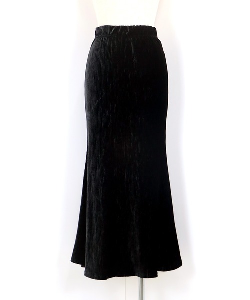 BLUEEAST（ブルーイースト）の「ベロアマーメイドスカート（スカート・レディース・グレー/ブラック/ブラウン・MEDIUM）」の17枚目の写真