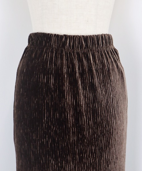 BLUEEAST（ブルーイースト）の「ベロアマーメイドスカート（スカート・レディース・グレー/ブラック/ブラウン・MEDIUM）」の14枚目の写真