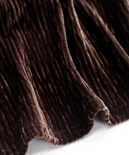 BLUEEAST（ブルーイースト）の「ベロアマーメイドスカート（スカート・レディース・グレー/ブラック/ブラウン・MEDIUM）」の13枚目の写真