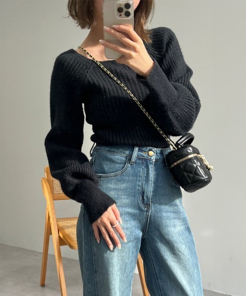 Miniministore(ミニミニストア)の「キルティングショルダーバッグ ミニバッグ(ショルダーバッグ・レディース・オフホワイト/ブラウン/ピンク/ライトブラウン/ブルー/ブラック/シルバー・フリー)」の18枚目の写真