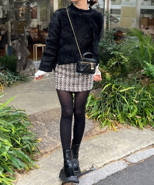 Miniministore(ミニミニストア)の「キルティングショルダーバッグ ミニバッグ(ショルダーバッグ・レディース・オフホワイト/ブラウン/ピンク/ライトブラウン/ブルー/ブラック/シルバー・フリー)」の14枚目の写真