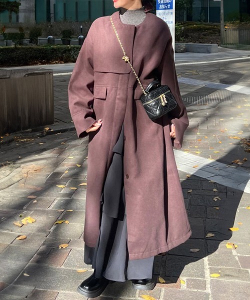 Miniministore(ミニミニストア)の「キルティングショルダーバッグ ミニバッグ(ショルダーバッグ・レディース・オフホワイト/ブラウン/ピンク/ライトブラウン/ブルー/ブラック/シルバー・フリー)」の13枚目の写真