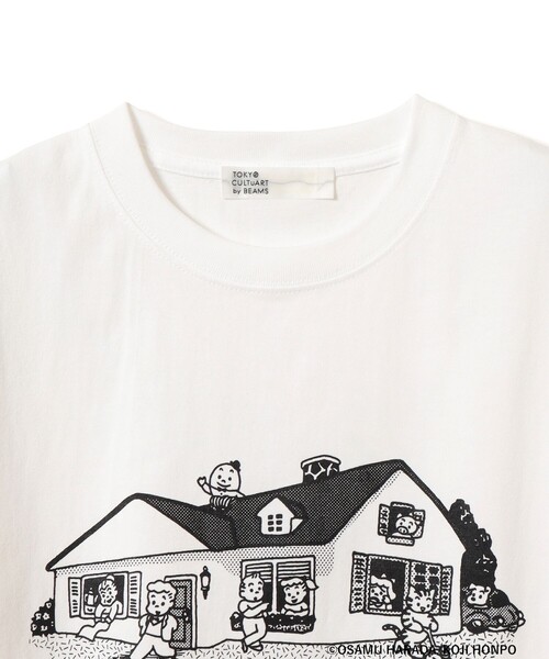 OSAMU GOODS(オサムグッズ)の「OSAMU GOODS(R) / HOUSE T(Tシャツ/カットソー・メンズ・ホワイト・X-LARGE/SMALL/LARGE/MEDIUM)」の2枚目の写真