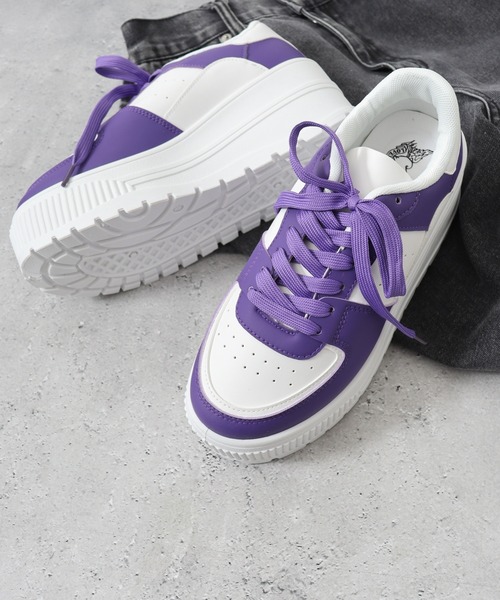 LOVEHUNTER（ラブハンター）の「LOVEHUNTER 厚底 ローカットスニーカー（スニーカー・レディース・ブラック/ホワイト×ホワイト/ブラック×ホワイト/ブラック×ブラック/ピンク/キャメル/シルバー/グレー/グレー×ホワイト/ブラウン系その他/カーキ/ホワイト×ブラック/ベージュ/グリーン系その他/レッド系その他/ダークブラウン/ブラック系その他/ブルー系その他/ゴールド系その他/ブルー系その他2/シルバー系その他/ブラウン/パープル系その他/シルバー×ブラック/ピンク系その他/イエロー系その他/オレンジ系その他・40/39/36/37/38/41/42/43/44/35）」の17枚目の写真