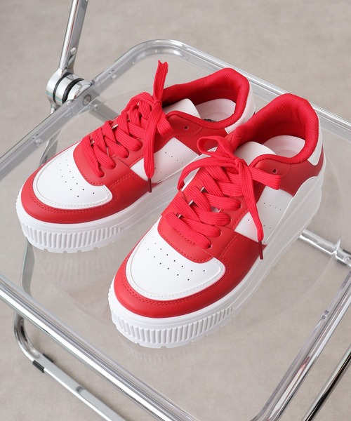 LOVEHUNTER（ラブハンター）の「LOVEHUNTER 厚底 ローカットスニーカー（スニーカー・レディース・ブラック/ホワイト×ホワイト/ブラック×ホワイト/ブラック×ブラック/ピンク/キャメル/シルバー/グレー/グレー×ホワイト/ブラウン系その他/カーキ/ホワイト×ブラック/ベージュ/グリーン系その他/レッド系その他/ダークブラウン/ブラック系その他/ブルー系その他/ゴールド系その他/ブルー系その他2/シルバー系その他/ブラウン/パープル系その他/シルバー×ブラック/ピンク系その他/イエロー系その他/オレンジ系その他・40/39/36/37/38/41/42/43/44/35）」の22枚目の写真