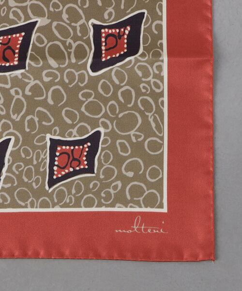 UNITED ARROWS（ユナイテッドアローズ）の「＜molteni＞ エスニック プリント スカーフ（バンダナ/スカーフ・メンズ・オリーブ・FREE）」の3枚目の写真