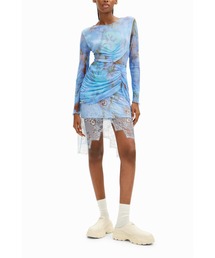 Desigual×Collina Strada】 オーシャンプリント ワンピースを使った