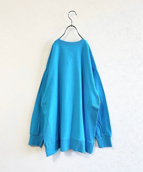 BIG FIELD（ビッグフィールド）の「ナガソデリブツキプリントロンT/おとな（Tシャツ/カットソー・レディース・チャコール/キャメル/オフホワイト/ライトブルー・170cm）」の7枚目の写真