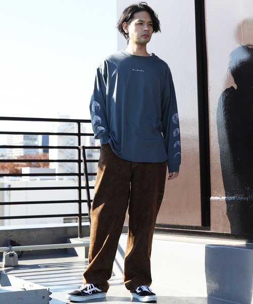 8(eight)(エイト)の「ケミカルオーバーダイバギー(デニムパンツ・メンズ・グリーン/オレンジ/ピンク/パープル・MEDIUM/LARGE)」の6枚目の写真