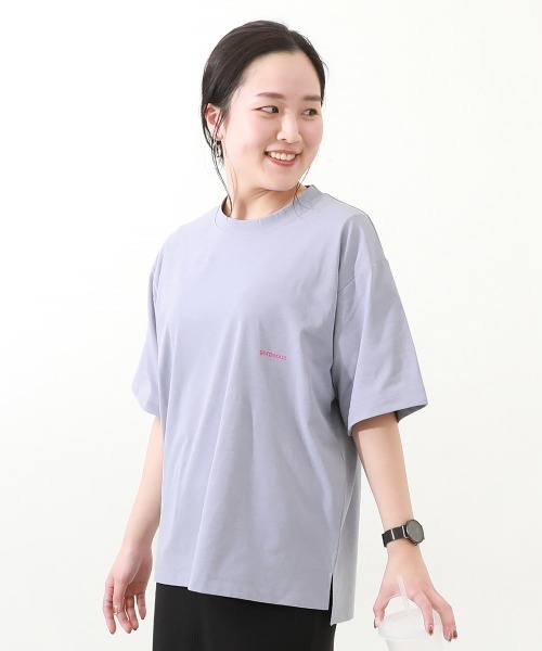 devirock(デビロック)の「防汚 大人 半袖Tシャツ(Tシャツ/カットソー・メンズ・グリーン系6/ライトグレー/グレイッシュブルー/ブルー系2/ブラック/ピンク系1/サックスブルー/パープル系1/ホワイト・LL/L/M/S)」の6枚目の写真