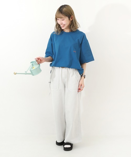 devirock(デビロック)の「防汚 大人 半袖Tシャツ(Tシャツ/カットソー・メンズ・グリーン系6/ライトグレー/グレイッシュブルー/ブルー系2/ブラック/ピンク系1/サックスブルー/パープル系1/ホワイト・LL/L/M/S)」の11枚目の写真