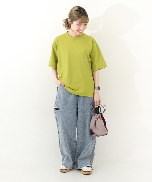 devirock(デビロック)の「防汚 大人 半袖Tシャツ(Tシャツ/カットソー・メンズ・グリーン系6/ライトグレー/グレイッシュブルー/ブルー系2/ブラック/ピンク系1/サックスブルー/パープル系1/ホワイト・LL/L/M/S)」の13枚目の写真