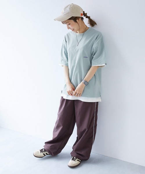 devirock(デビロック)の「防汚 大人 半袖Tシャツ(Tシャツ/カットソー・メンズ・グリーン系6/ライトグレー/グレイッシュブルー/ブルー系2/ブラック/ピンク系1/サックスブルー/パープル系1/ホワイト・LL/L/M/S)」の16枚目の写真