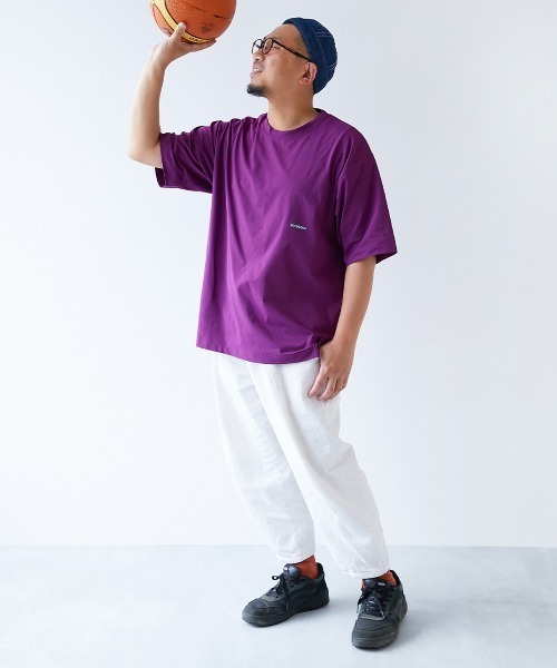 devirock(デビロック)の「防汚 大人 半袖Tシャツ(Tシャツ/カットソー・メンズ・グリーン系6/ライトグレー/グレイッシュブルー/ブルー系2/ブラック/ピンク系1/サックスブルー/パープル系1/ホワイト・LL/L/M/S)」の17枚目の写真