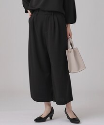 SHOO・LA・RUE | 【通勤/デイリー/セットアップ可】マルチに使える カットジョーゼット ワイドパンツ(その他パンツ)
