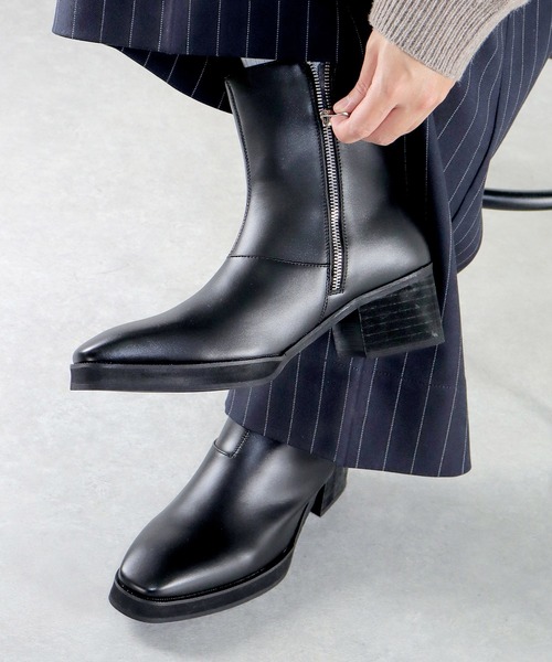 LOVEHUNTER(ラブハンター)の「LOVEHUNTER/+6.5cm ハイソールヒールブーツ(6838/6839)(ブーツ・メンズ・ブラック系2/ブラック系1・42/44/40/43/41)」の6枚目の写真