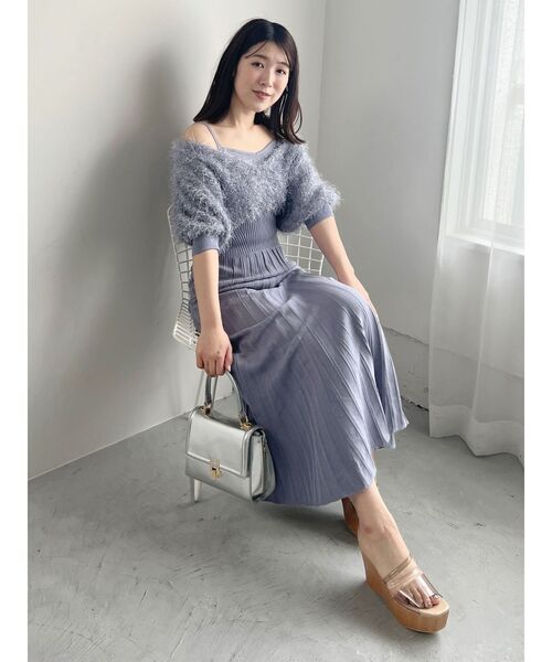 MERCURYDUO（マーキュリーデュオ）の「サイドジップショルダーバッグ（ハンドバッグ・レディース・ブラック/オフホワイト/ベビーピンク/シルバー/ゴールド/ホワイト・FREE）」の12枚目の写真