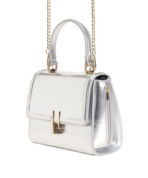 MERCURYDUO（マーキュリーデュオ）の「サイドジップショルダーバッグ（ハンドバッグ・レディース・ブラック/オフホワイト/ベビーピンク/シルバー/ゴールド/ホワイト・FREE）」の16枚目の写真