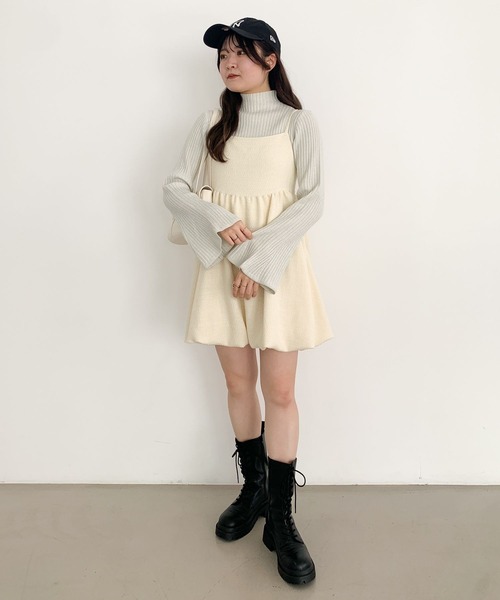 Heather(ヘザー)の「ラメフレアピタリブニット 102188(ニット/セーター・レディース・ピンク/オフホワイト/ライトグレー・FREE)」の16枚目の写真