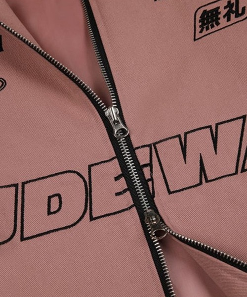 NASTY KICK（ナスティーキック）の「【UNISEX】NASTYKICK／レーシングジャケット 2997064（ブルゾン・レディース・ブラック/ピンク・LARGE/MEDIUM）」の18枚目の写真