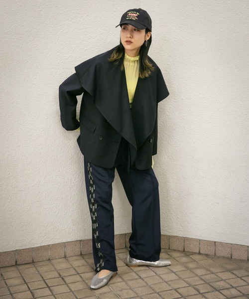 KBF(ケイビーエフ)の「ブレードトラックパンツ(その他パンツ・レディース・レッド/ネイビー/グレー・ONE)」の4枚目の写真