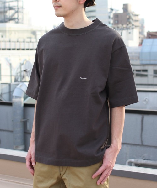 GYMPHLEX（ジムフレックス）の「GYMPHLEX/ジムフレックス　クルーネック ショートスリーブTEE　CREWNECK SHORTSLEEVE TEE　J-9271 HWJ（Tシャツ/カットソー・メンズ・チャコールグレー/オフホワイト/ライトグレー/ブルー/ブルーグレー・S/M/L）」の17枚目の写真