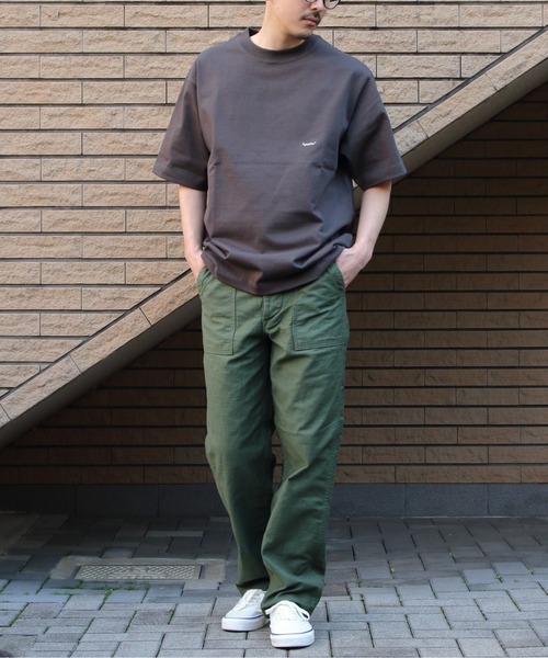 GYMPHLEX（ジムフレックス）の「GYMPHLEX/ジムフレックス　クルーネック ショートスリーブTEE　CREWNECK SHORTSLEEVE TEE　J-9271 HWJ（Tシャツ/カットソー・メンズ・チャコールグレー/オフホワイト/ライトグレー/ブルー/ブルーグレー・S/M/L）」の15枚目の写真