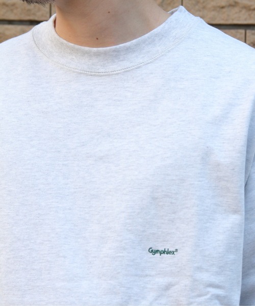 GYMPHLEX（ジムフレックス）の「GYMPHLEX/ジムフレックス　クルーネック ショートスリーブTEE　CREWNECK SHORTSLEEVE TEE　J-9271 HWJ（Tシャツ/カットソー・メンズ・チャコールグレー/オフホワイト/ライトグレー/ブルー/ブルーグレー・S/M/L）」の22枚目の写真