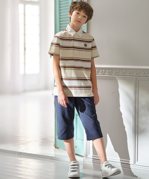 【セール】【110-130cm】マルチボーダー 半袖ポロシャツ（ポロシャツ）｜J.PRESS（ジェイプレス） mdprevattcaulkingandwaterproofing.com