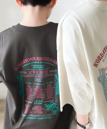 Java | 《Javaジャバコラボ》お出かけが楽しくなる主役級の映えT！オーガニックコットン混 綿100％レシピプリントビッグTシャツ(Tシャツ/カットソー)