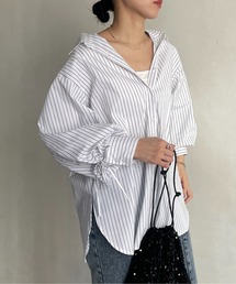 バックドロストアソートストライプシャツ
