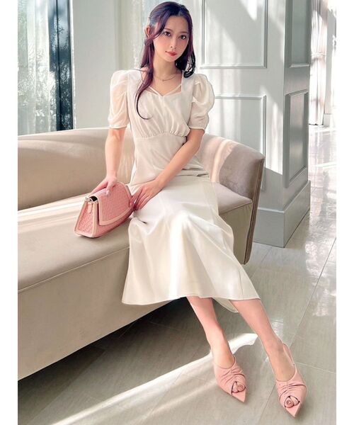 RESEXXY（リゼクシー）の「ギャザーデザインシャイニーサンダル（サンダル・レディース・イエロー/ピンク/ホワイト・LARGE/MEDIUM/SMALL）」の18枚目の写真