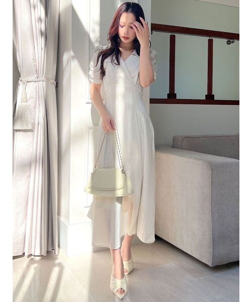 RESEXXY（リゼクシー）の「ギャザーデザインシャイニーサンダル（サンダル・レディース・イエロー/ピンク/ホワイト・LARGE/MEDIUM/SMALL）」の21枚目の写真