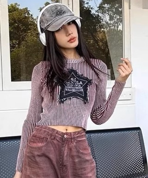 美品 Acka エーシーケーエーフリンジアメリカンスリーブトップス ペプラム fringe american sleeve tops – Acka online store