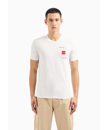 ARMANI EXCHANGE | 【A|X アルマーニ エクスチェンジ】＜オンライン限定＞ポイントロゴ　半袖VネックTシャツ/SLIM(Tシャツ/カットソー)